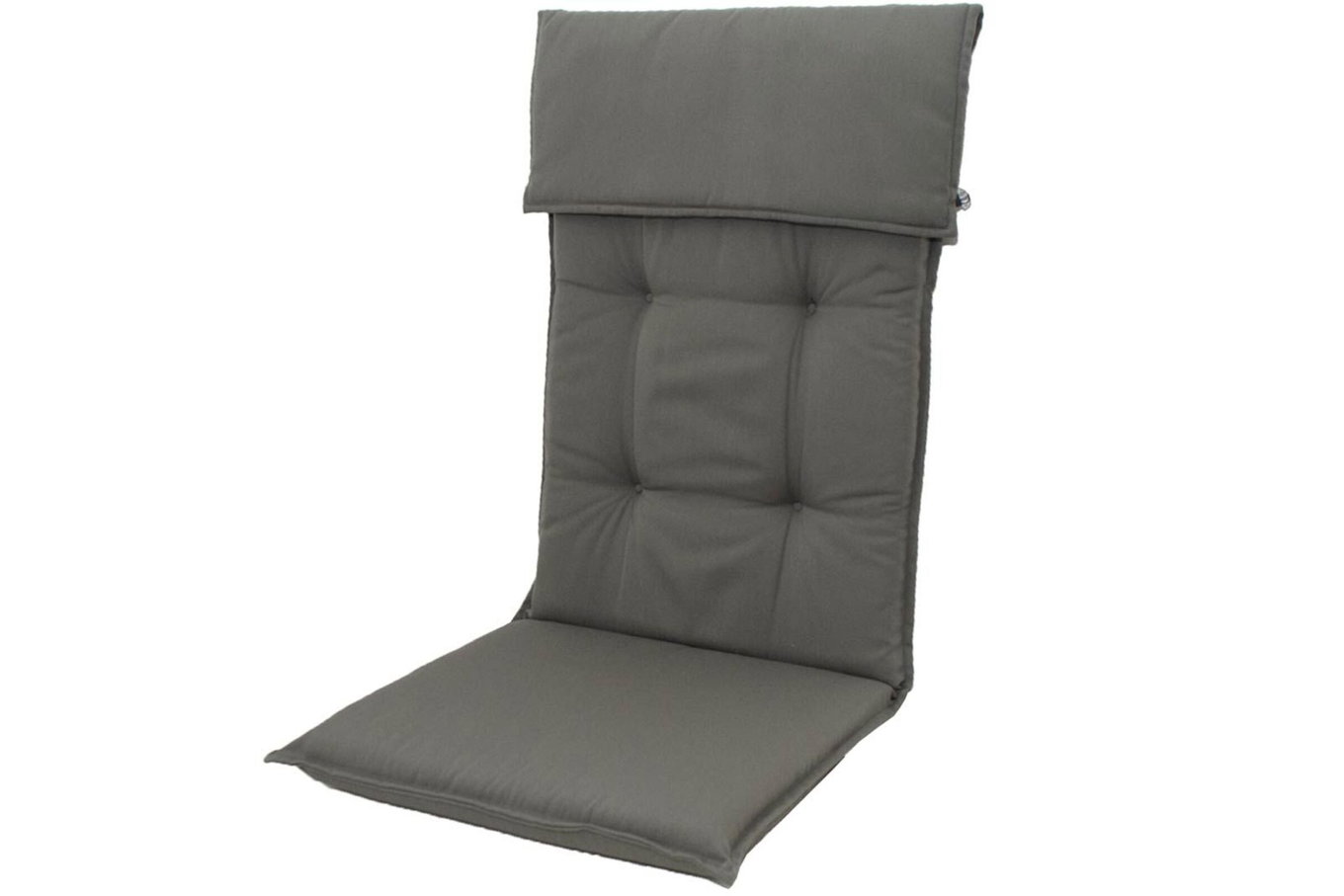 DOPPLER Cuscino per sedia schienale alto, grigio, Dralon, 120x50x7cm, con impregnazione di marca DuPont Teflon 18593__1