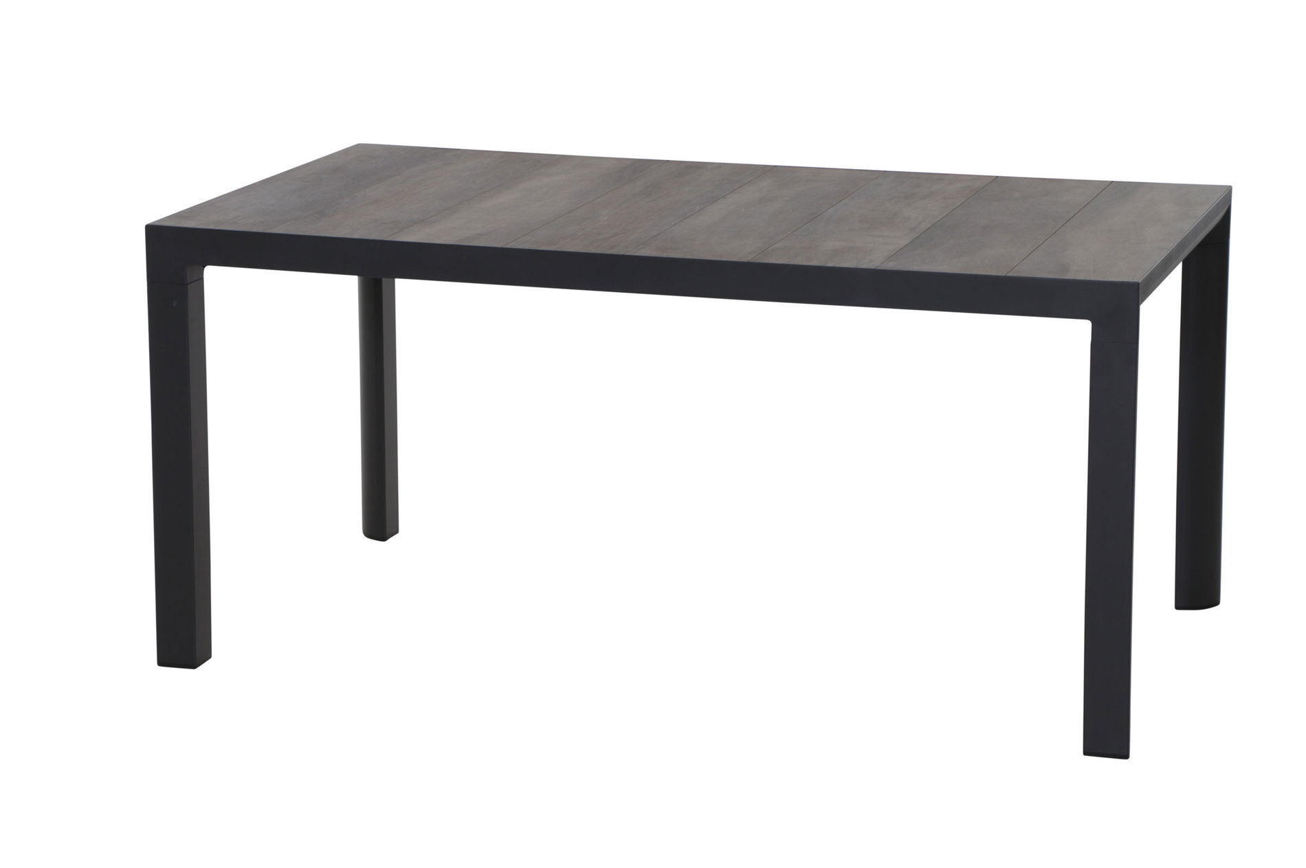 SIENA GARDEN Silva Tavolo da pranzo, antracite/grigio, alluminio/ceramica, 160x90 cm