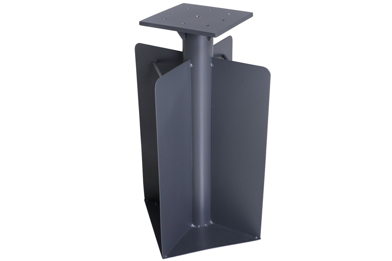 OUTFLEXX Ancoraggio a terra XL per ombrelloni a braccio, antracite, acciaio vern. a polvere, 28x28x60,5, da cementare 18356__1