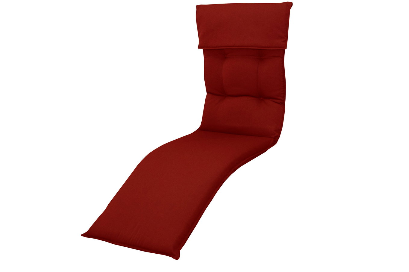 DOPPLER Relax Style Cuscino per poltrona relax, bordeaux, Dralon, 175 x 45,5 x 7 cm, incluse fasce di fissaggio 20927__1