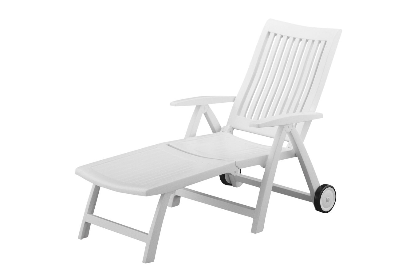 KETTLER Roma Lettino con Ruote, bianco, Plastica, 185 x 71 x 40,5 cm, 01638-000 10995_1__1