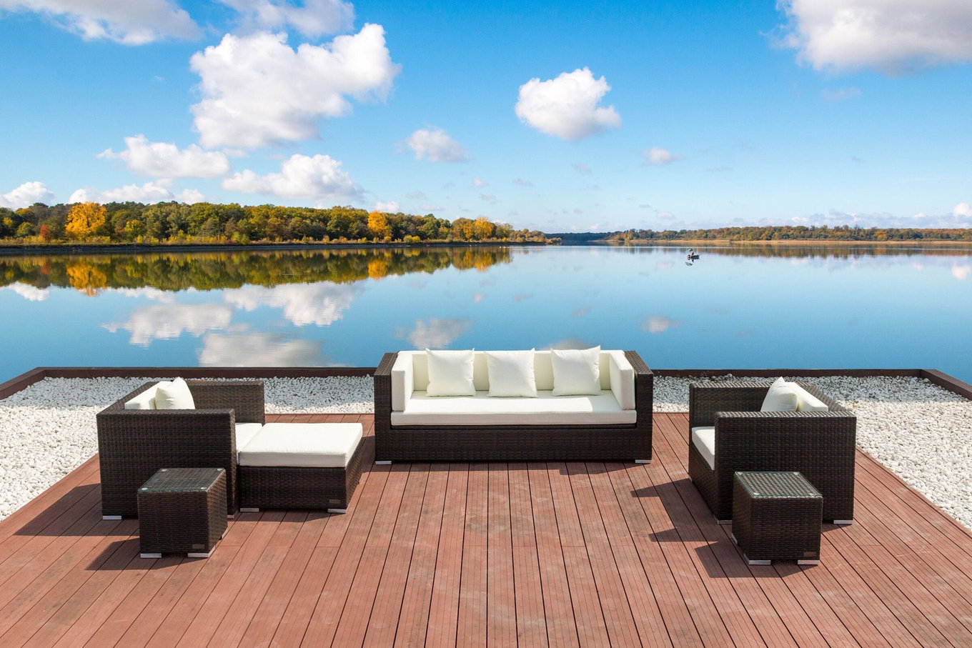 OUTFLEXX salotto da giardino, marrone marmorizzato, polyrattan, 6 pers, box portacuscini impermeabile 16063_BOX_A__1