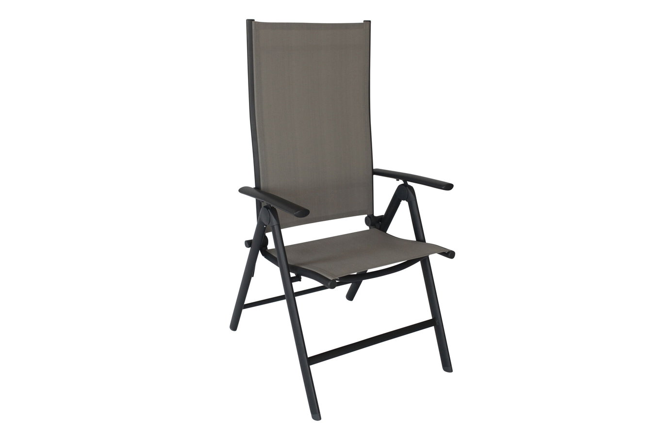 VILLANA Sylvania sedia pieghevole, antracite/grigio, alluminio/textilene, 67 x 58 x 113 cm, pieghevole 13402__1