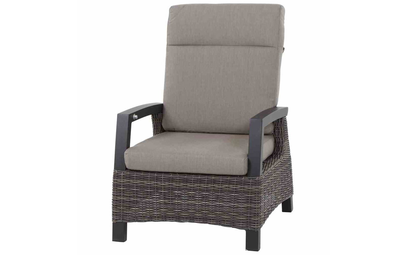 Poltrona lounge SIENA GARDEN Corido, charcoal, Alluminio / Intreccio Gardino®, 73x87x103 cm 20203__1