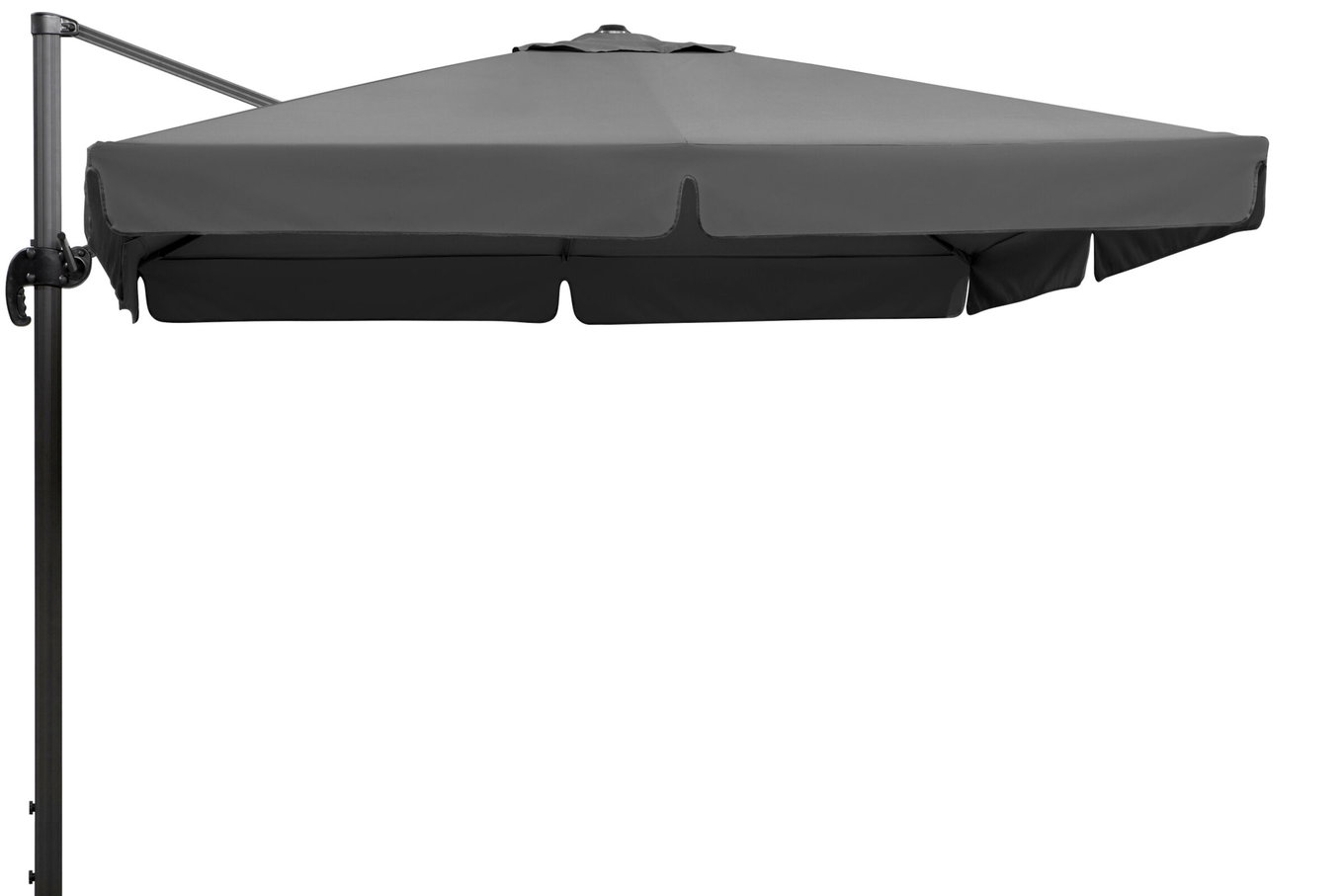 SCHNEIDER Rhodos Ombrellone Decentrato, antracite, quadrato, 300 x 300 cm 2652_5__1