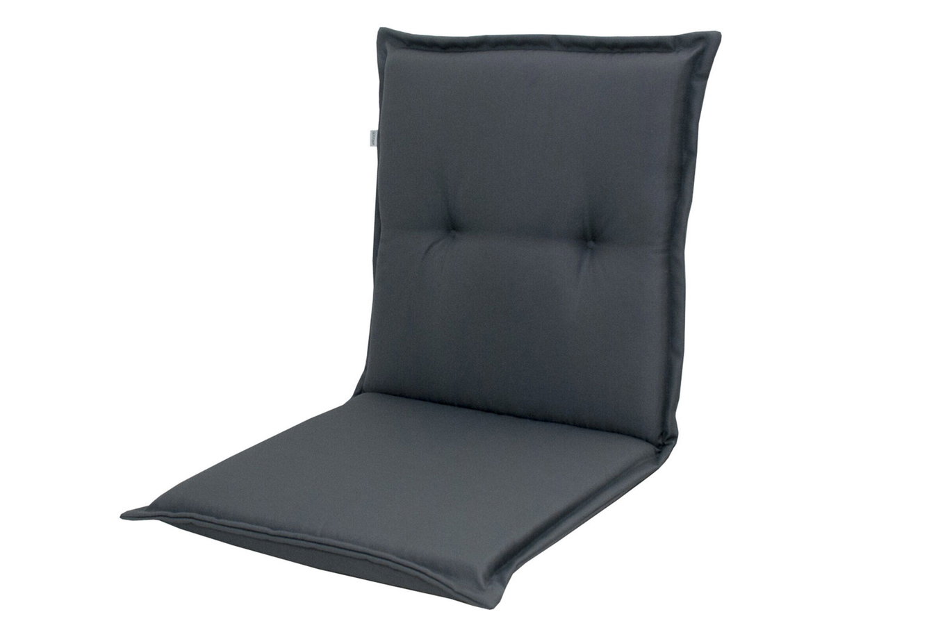 DOPPLER Comfort Cuscino sedia schienale basso, antracite, Poliestere, 100 x 50 x 7 cm 17432__1