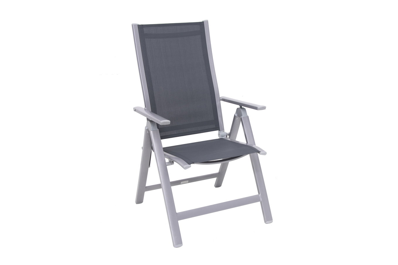 OUTFLEXX Sedia Pieghevole, argento/antracite, Alluminio/Textilene, 70x58x106cm 21309__1