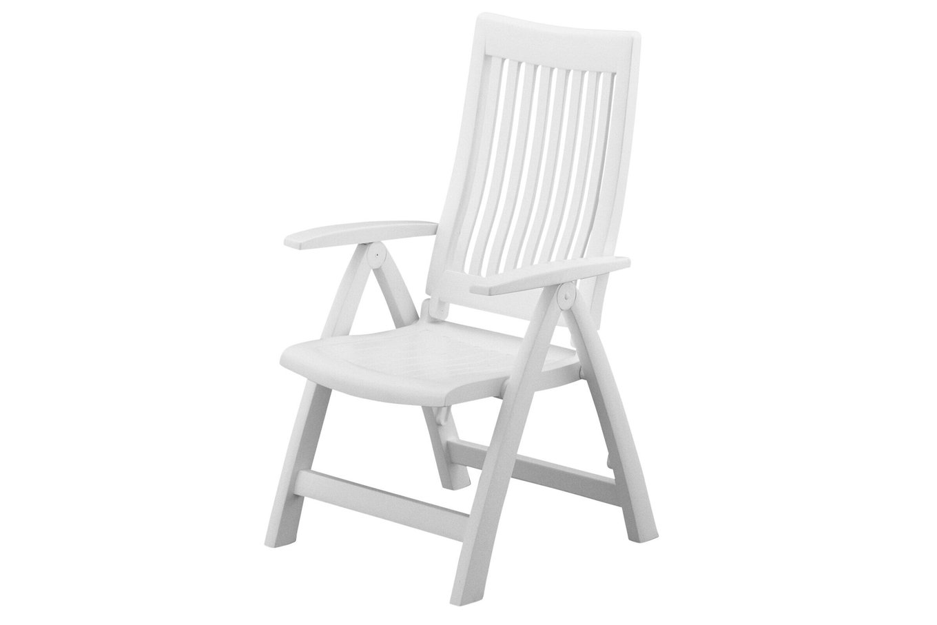 KETTLER Roma Sedia pieghevole, bianco, plastica, 68 x 62 x 108 cm, 01438-000 10994__1