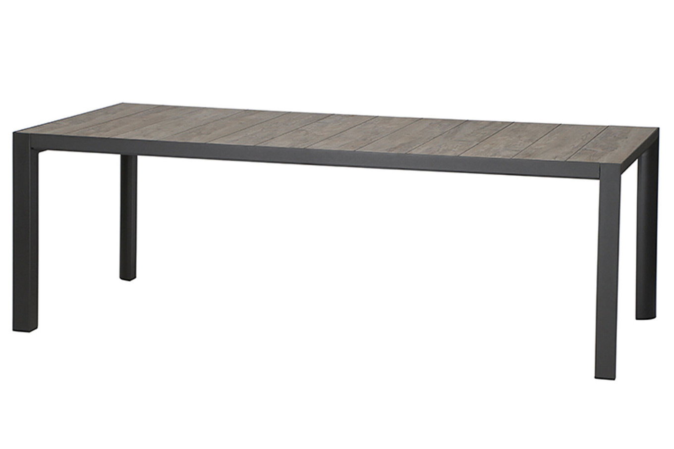 SIENA GARDEN Silva Tavolo da pranzo, antracite/washed grey, Alu/Ceramica, 220x100cm 16602__1