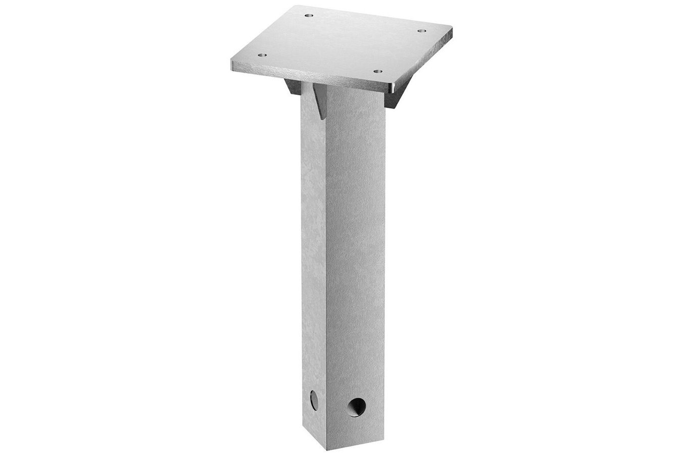SCHNEIDER Piastra di base universale per serie Rhodos Eco, grigio argento, acciaio zincato, 16 x 16 x 40 cm 16624__1