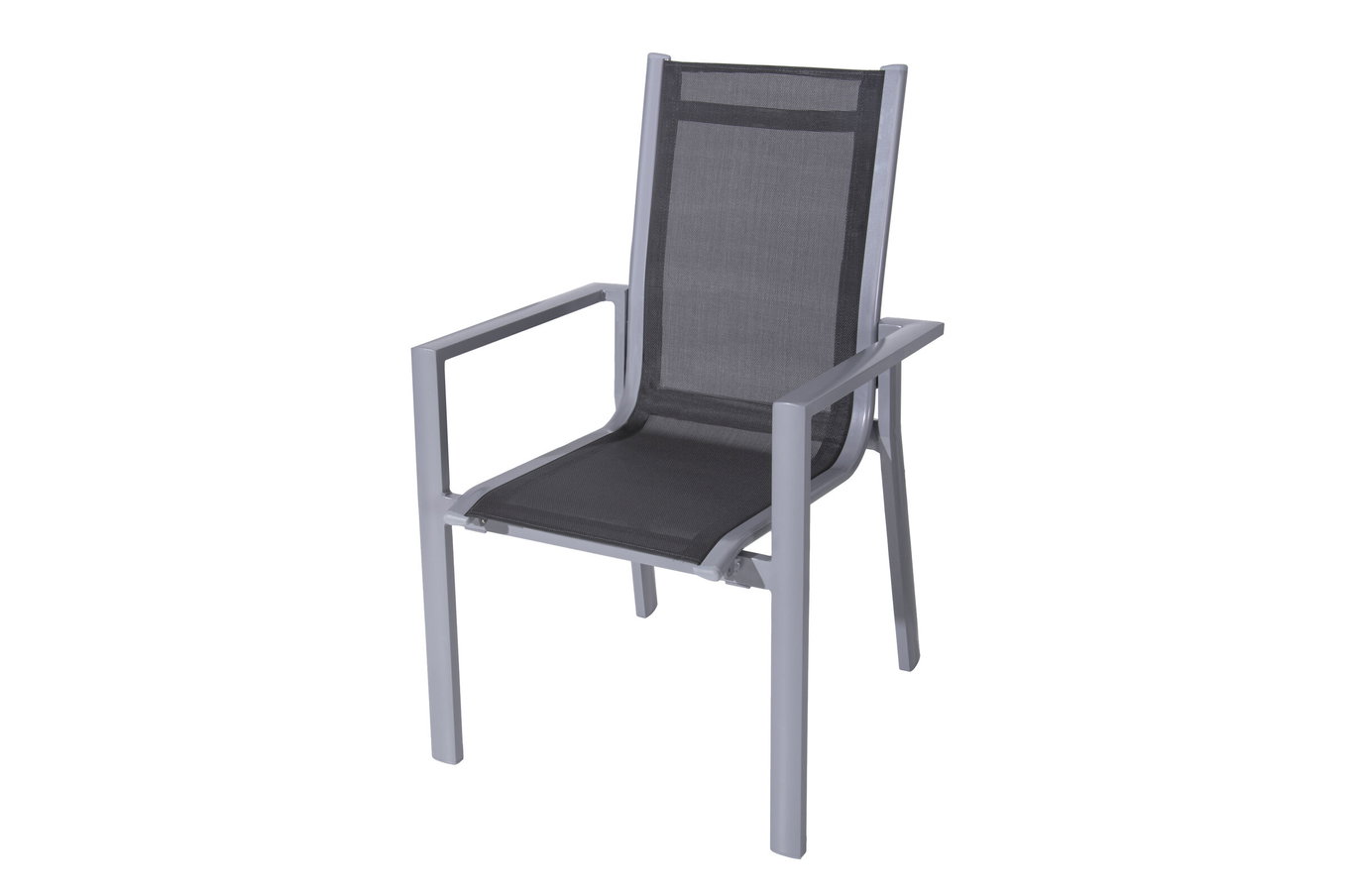 OUTFLEXX Sedia impilabile, argento/grigio, Alu/Textilene, 65x60x94cm 21310__1