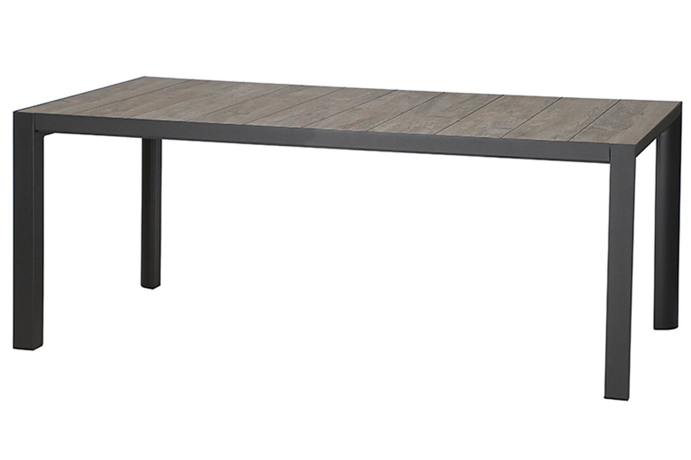 SIENA GARDEN Silva Tavolo da pranzo, antracite/washed grey, Alu/Ceramica, 180x100cm 16599__1