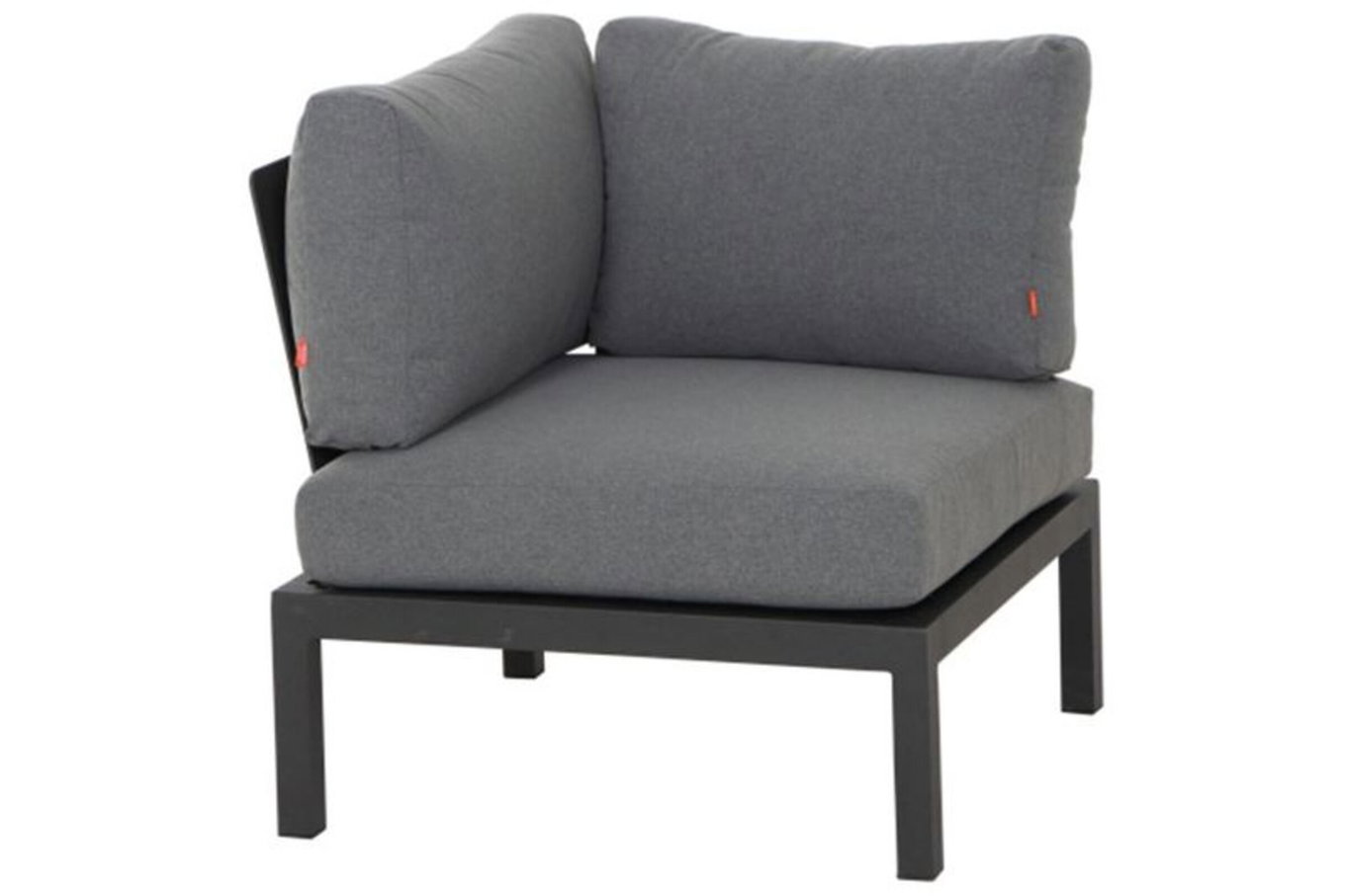 SIENA GARDEN Alvida Modulo angolare, antracite/grigio, Alluminio/Ranotex, 84x84x70 cm, incl. cuscini 19601__1