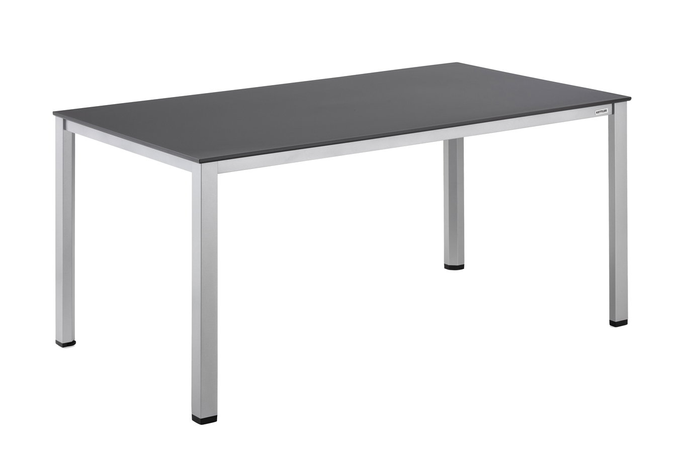 KETTLER Kettalux-Plus Tavolo da pranzo, argento/antracite, Alu, 160x95cm, 0301821-0000 11025_1__1