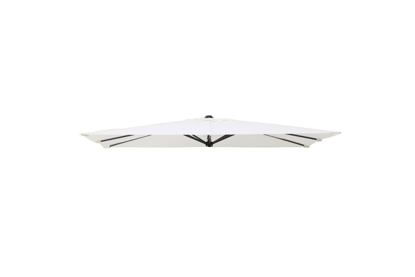 OUTFLEXX Tetto di ricambio per ombrelloni con palo centrale, crema, Poliestere, 270x150cm 21759__1