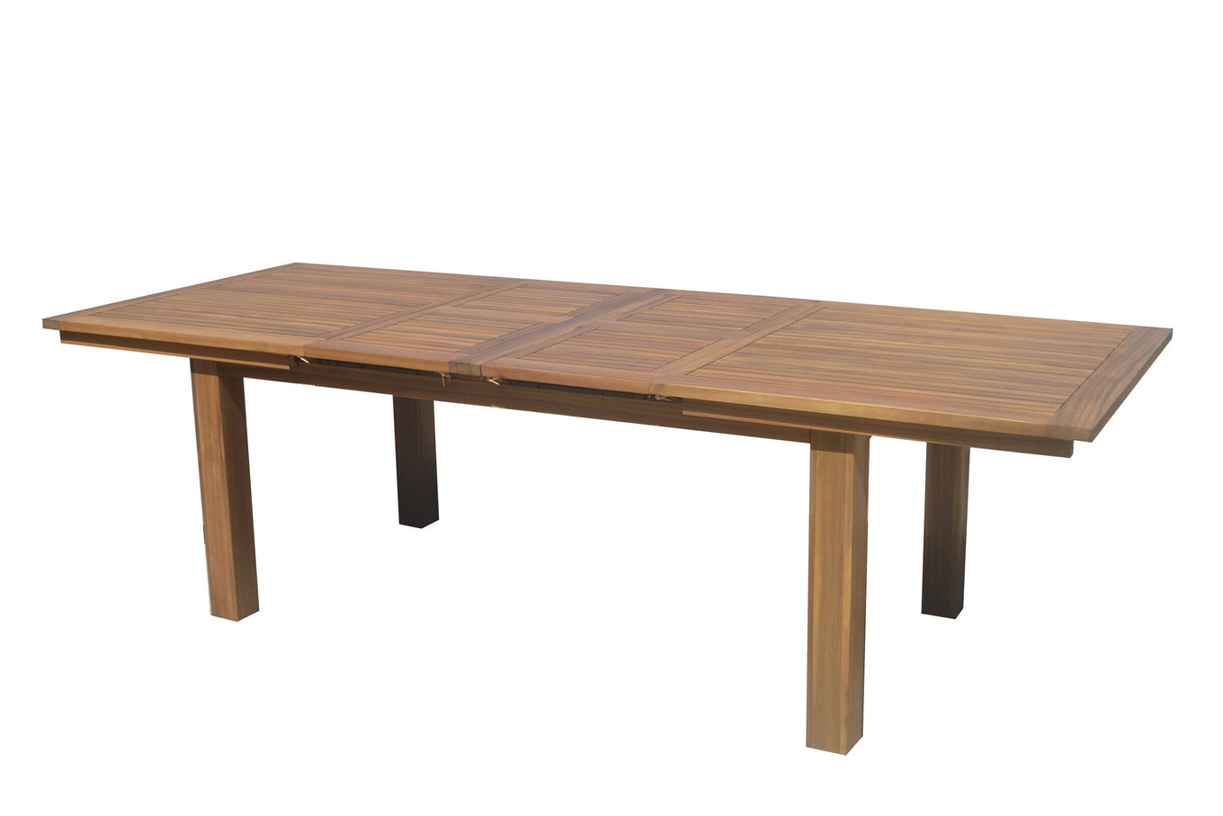 OUTFLEXX Tavolo da pranzo, naturale, Acacia, 180/220/260x100cm, doppio allungamento sincronizzato, oliato, prodotto certificato FSC® 20639__1
