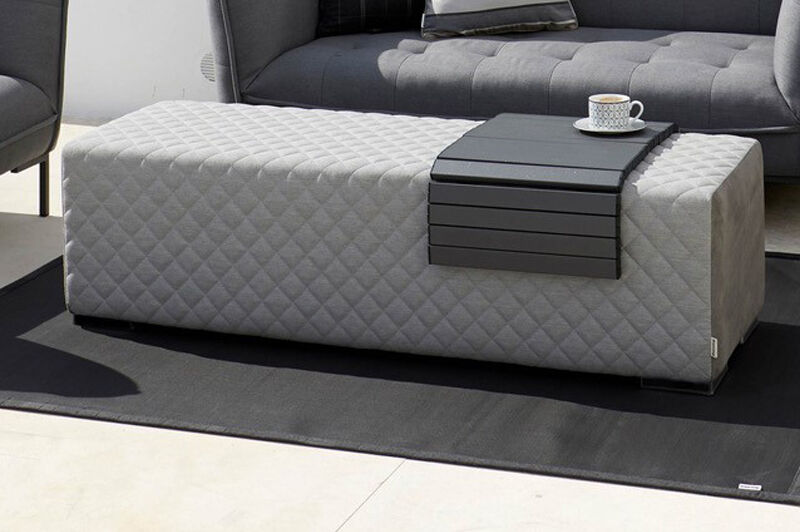 OUTFLEXX Panca lounge Cozy, flanelle, alluminio/Sunbrella, 148 x 50 x 42 cm 18533__1