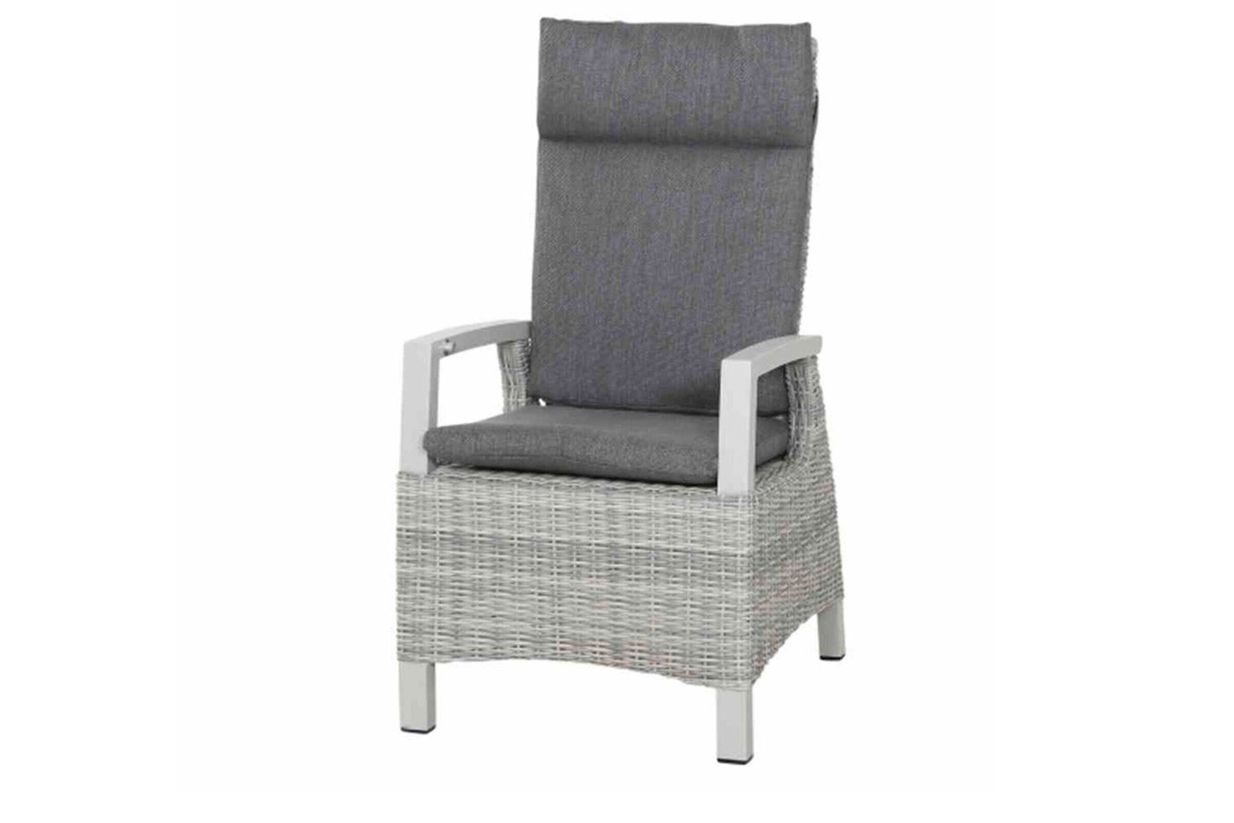 Poltrona SIENA GARDEN Corido Dining, ice grey, Alu / intreccio Gardino®, 76x62x109 cm, regolabile 20205__1