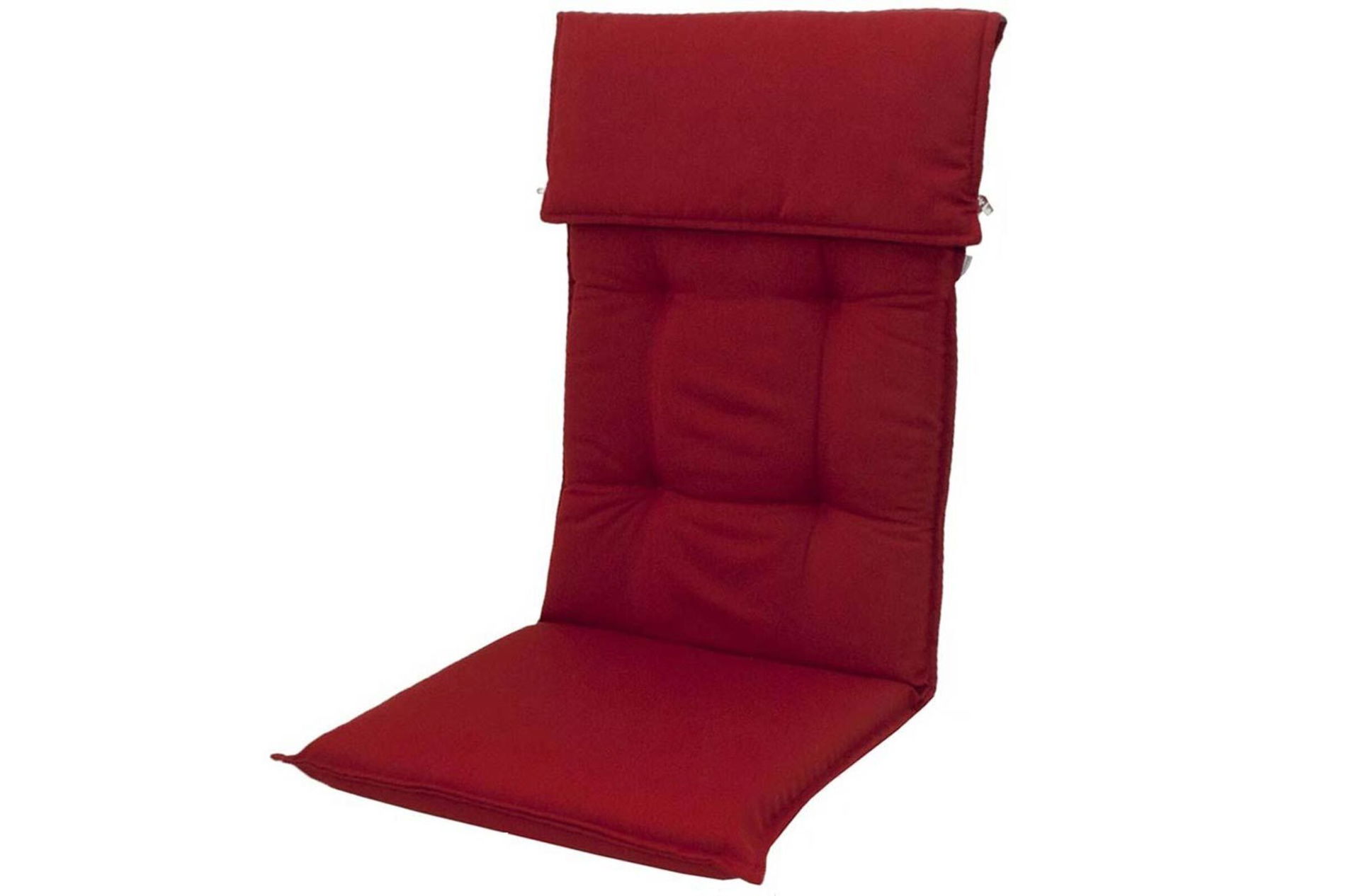 DOPPLER Cuscino per sedia schienale alto, bordeaux, Dralon, 120x50x7cm, con impregnazione di marca DuPont Teflon