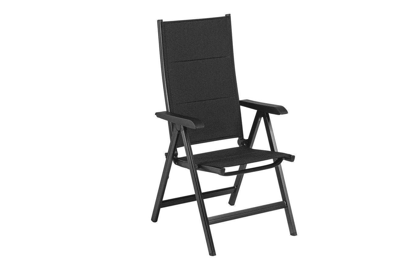 KETTLER BasicPlus Padded Sedia pieghevole, antracite, Alluminio/Textilene, 0301201-9400, angolazioni regolabile 22508__1