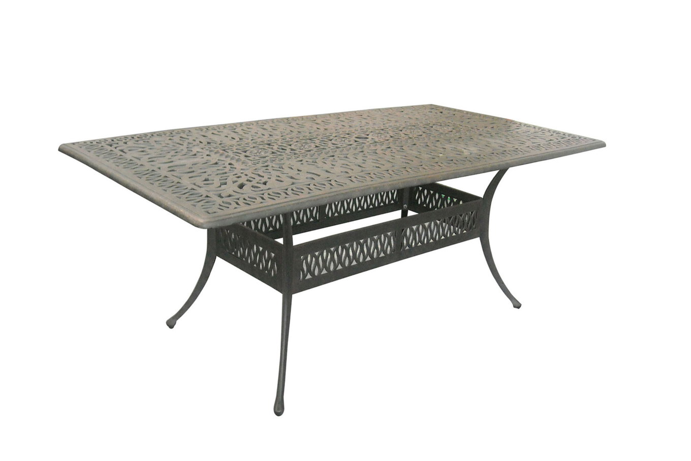 HARTMAN Amalfi Tavolo da pranzo, bronzo/antracite, alluminio pressofuso, 214x112cm, rettangolare 22448__1