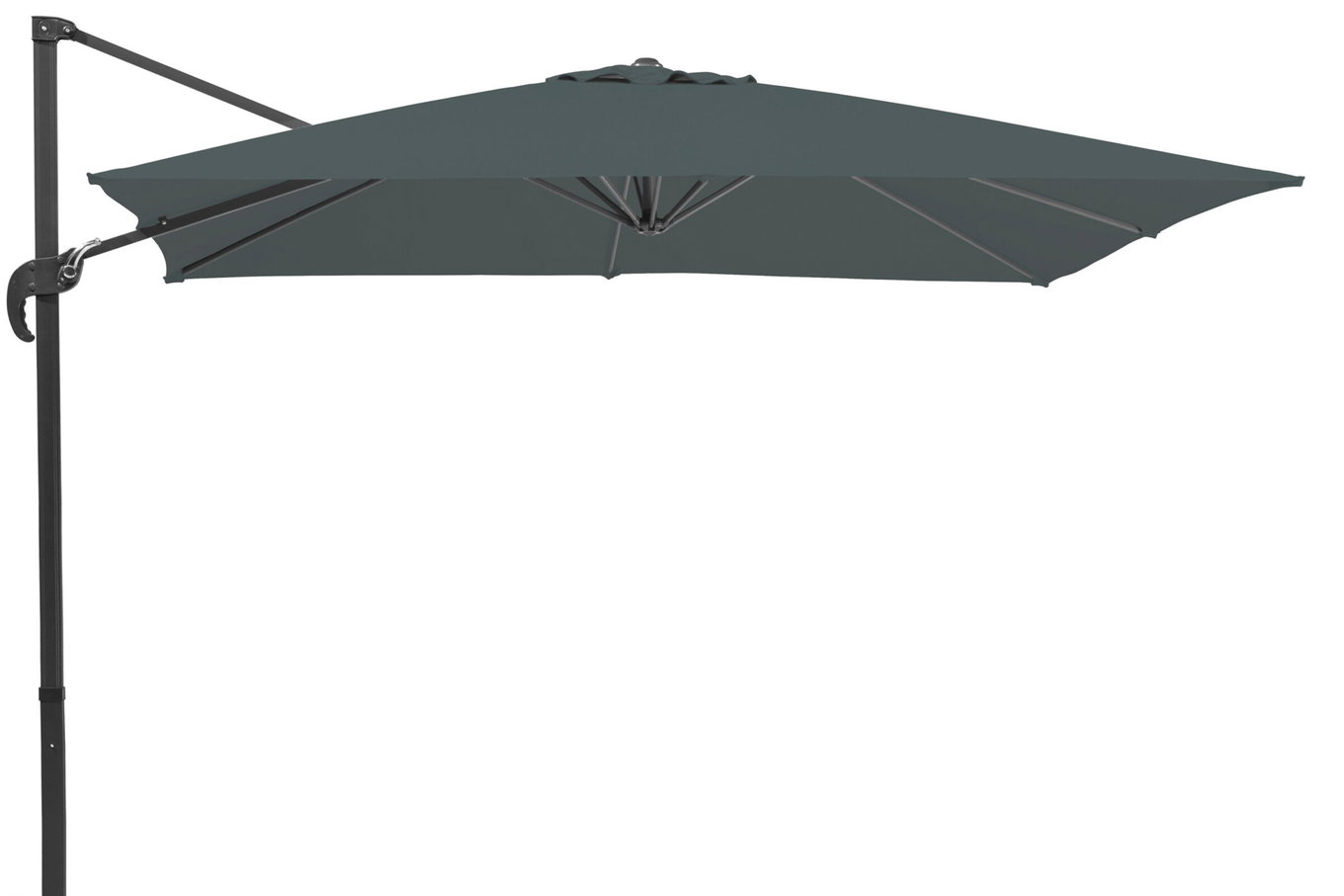 SCHNEIDER Rhodos Junior Ombrellone a braccio, antracite, quadrato, 270 x 270 cm 12049_5__1