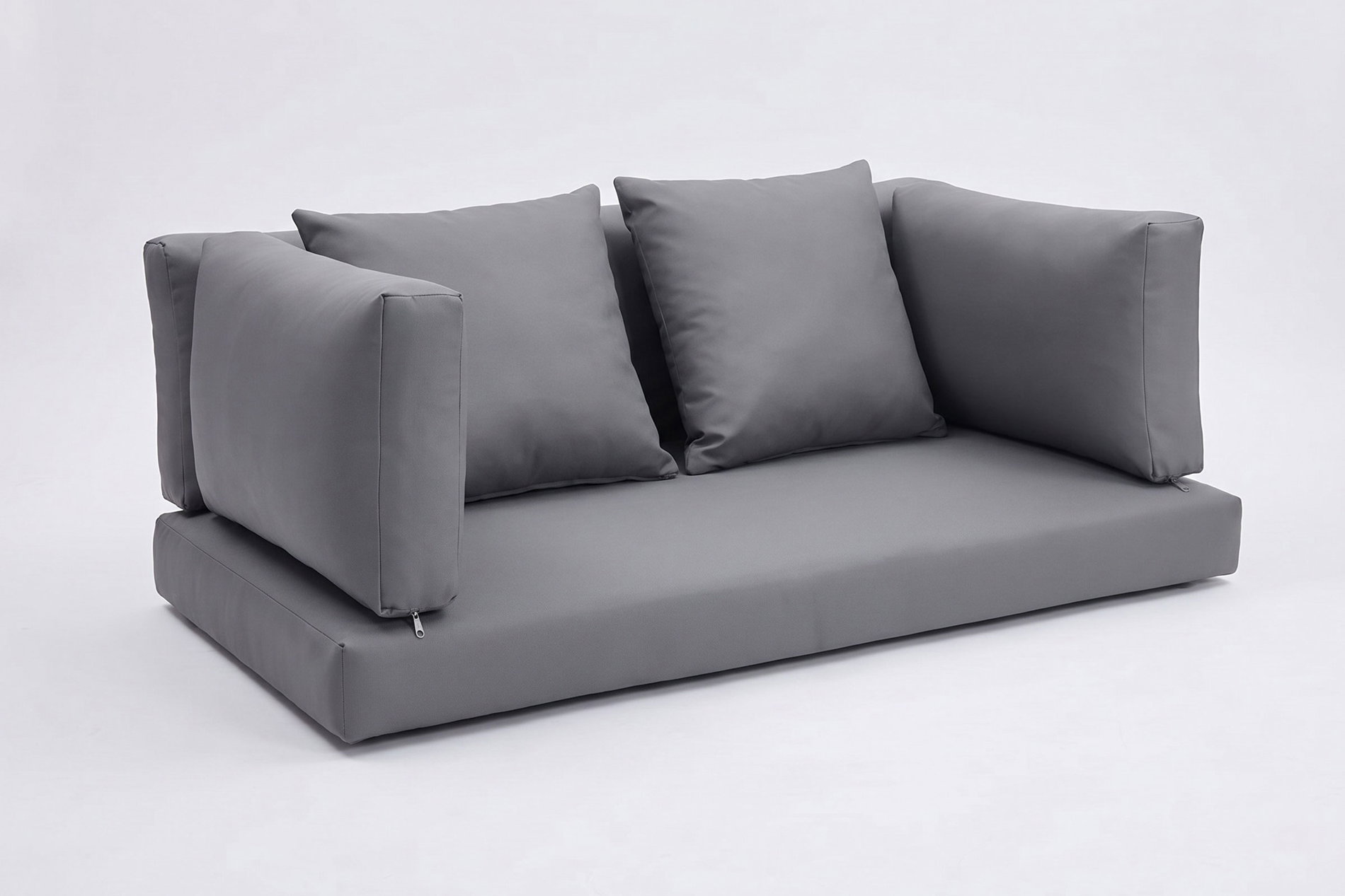 OUTFLEXX Auflagenset, 6-teilig, grau, für Zweisitzer-Sofa 2392-2 / 15734-2