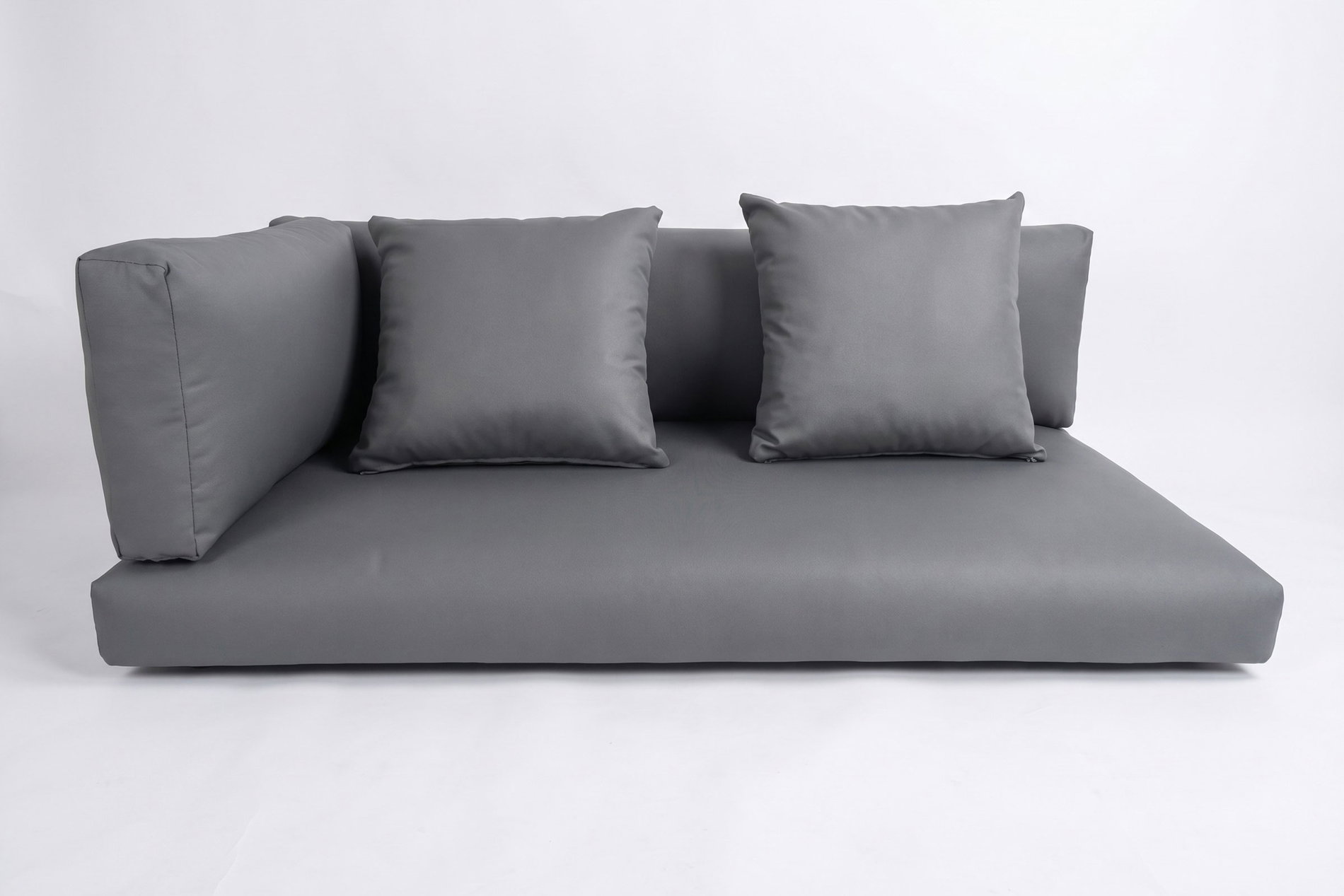 Set di cuscini OUTFLEXX, 5 pezzi, grigio, per divano a due posti 2392-3 / 2392-4 / 15734-3 / 15734-4
