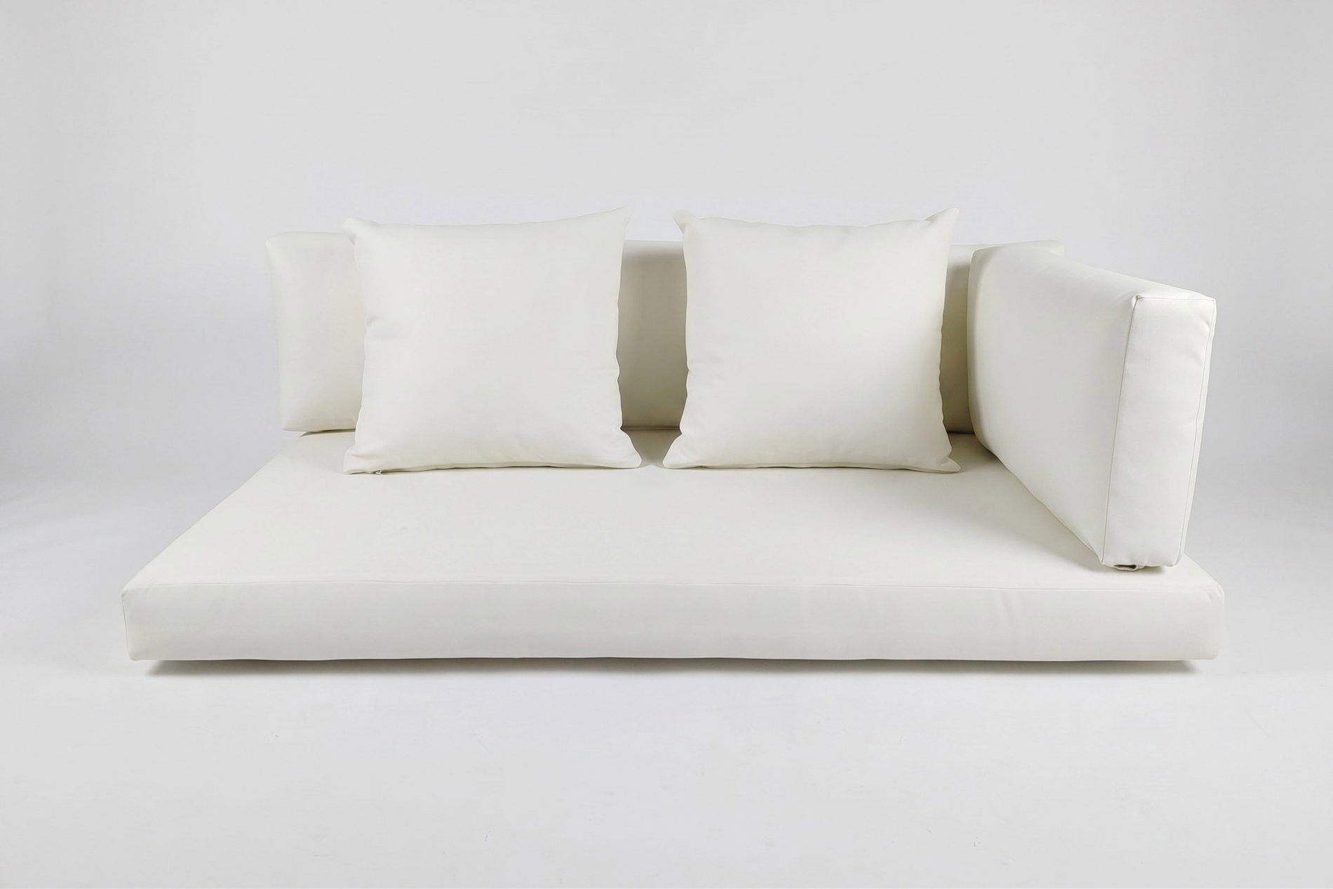 Set di cuscini OUTFLEXX, 5 pezzi, bianco, per divano a due posti 2392-3 / 2392-4 / 15734-3 / 15734-4