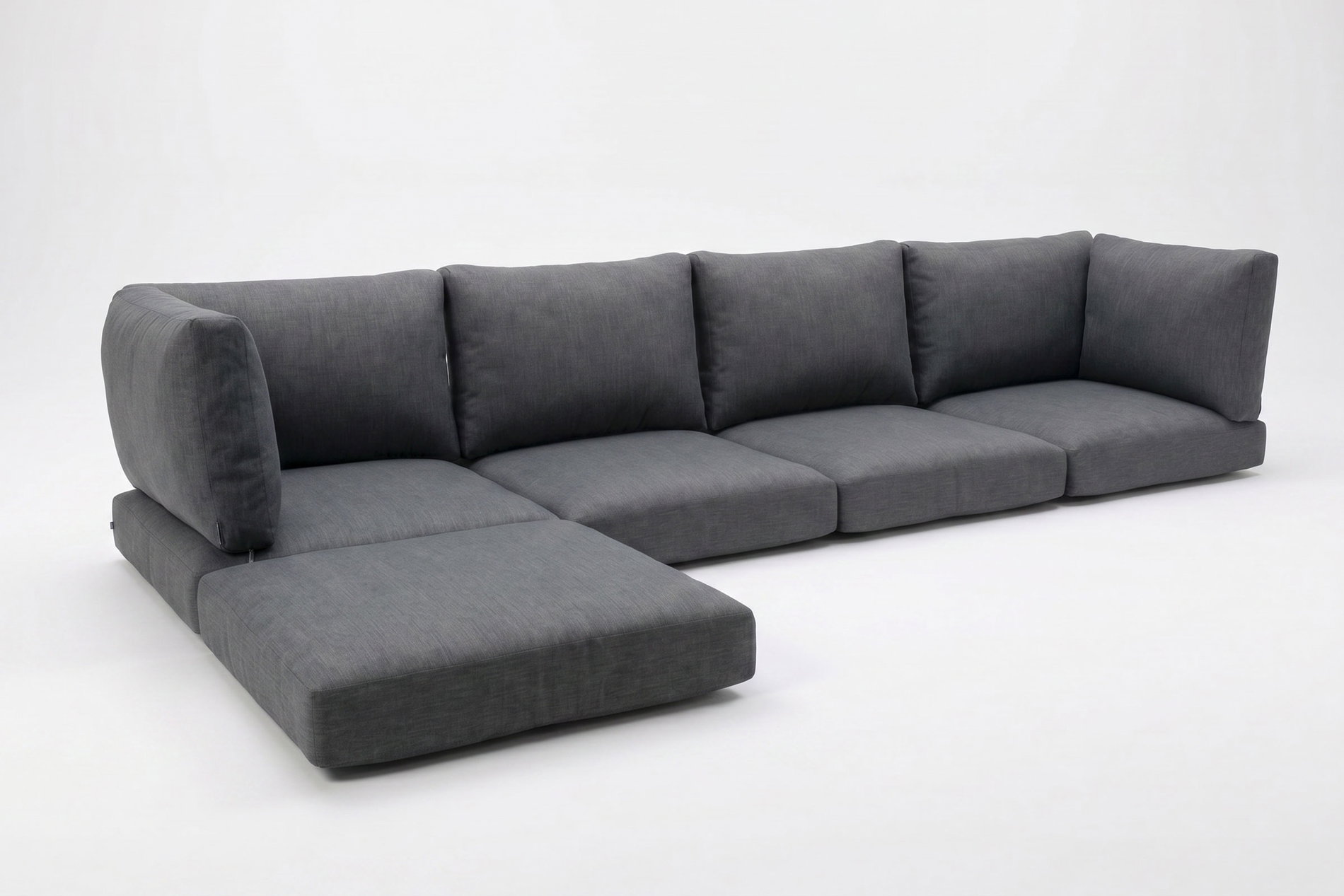 OUTFLEXX Auflagenset, 11-teilig, grau, für Lounge 18363 / 18370