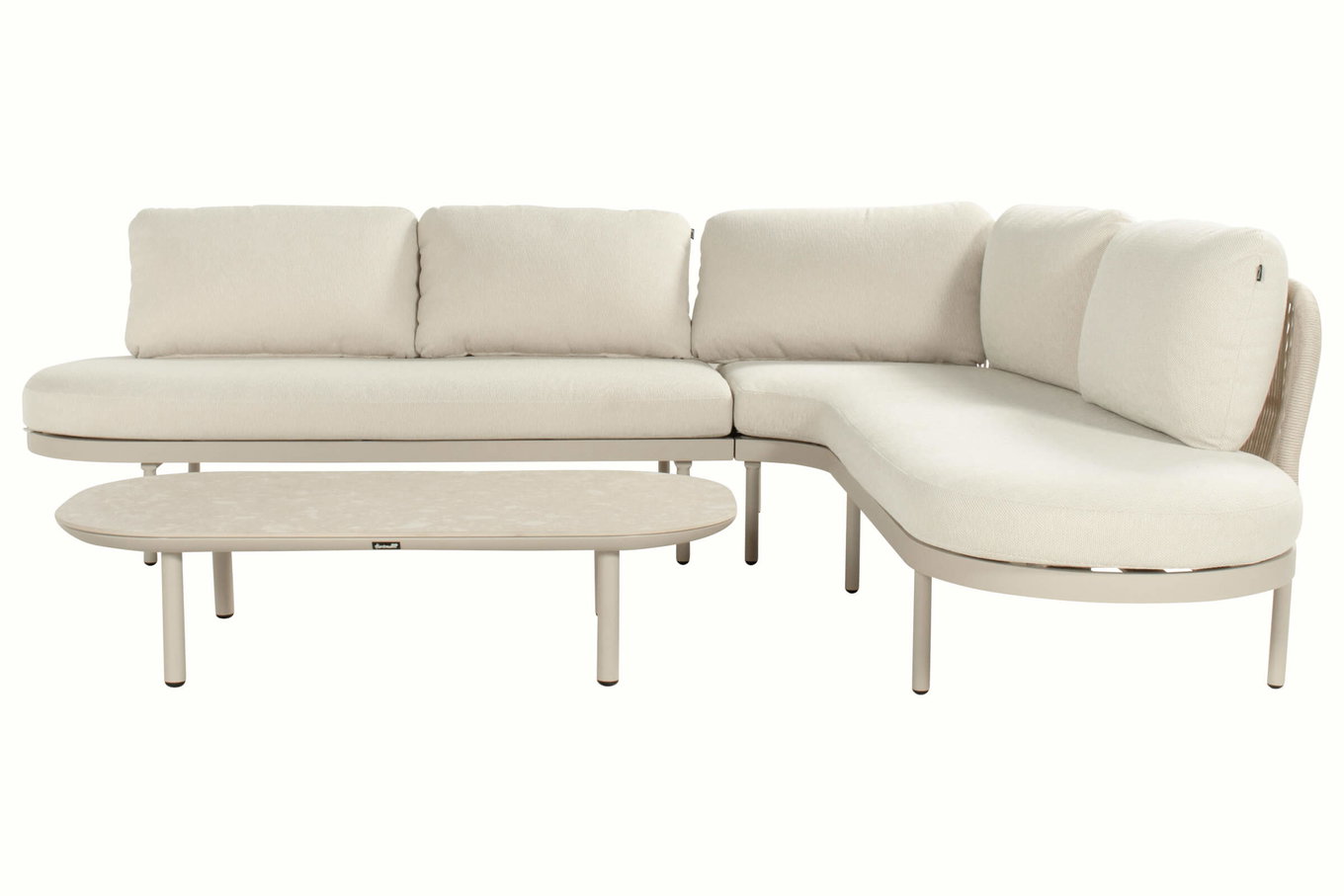 HARTMAN Shades of Colour salotto da giardino, sabbia/beige, Alu/Poliestere/Intreccio rope, incl. cuscini 81418__1