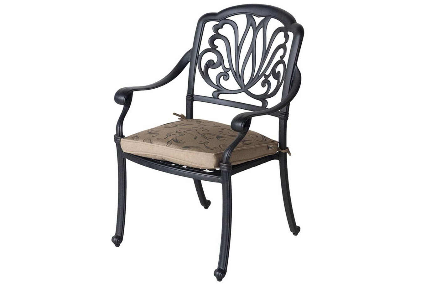 HARTMAN Amalfi Poltrona da pranzo, bronzo, alluminio pressofuso, incl. cuscino reversibile 18949__1