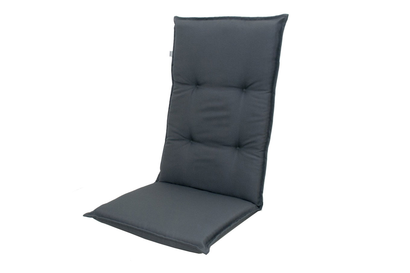 DOPPLER Comfort Cuscino per Sedia Schienale Alto, antracite, Poliestere, 120 x 50 x 7 cm 17431__1