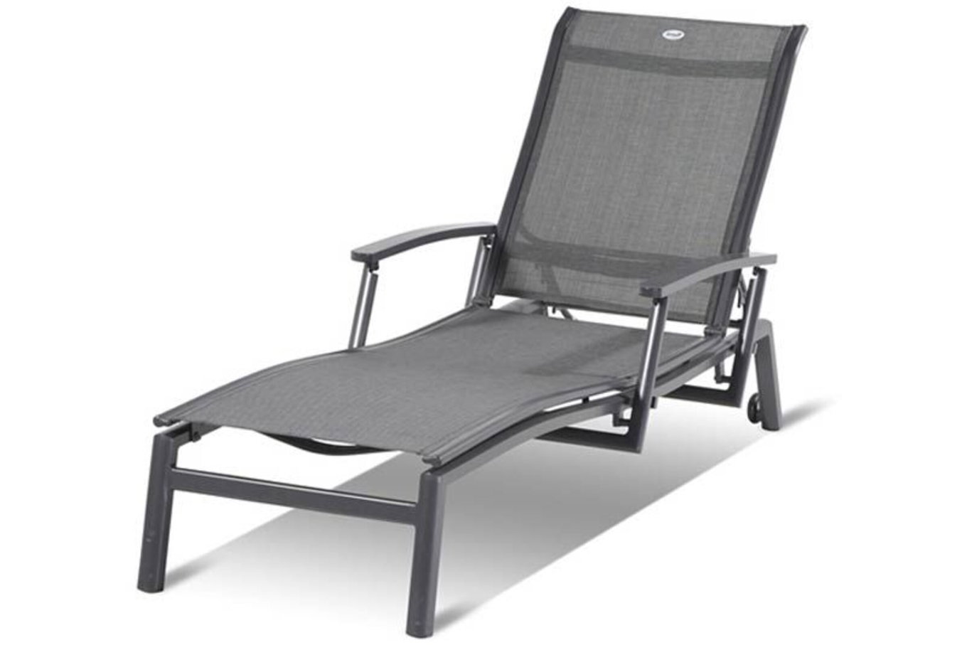 HARTMAN Alice Comfort Lettino con ruote, xerix/antracite, Alu/Textilene, 170x75x35cm 18663__1