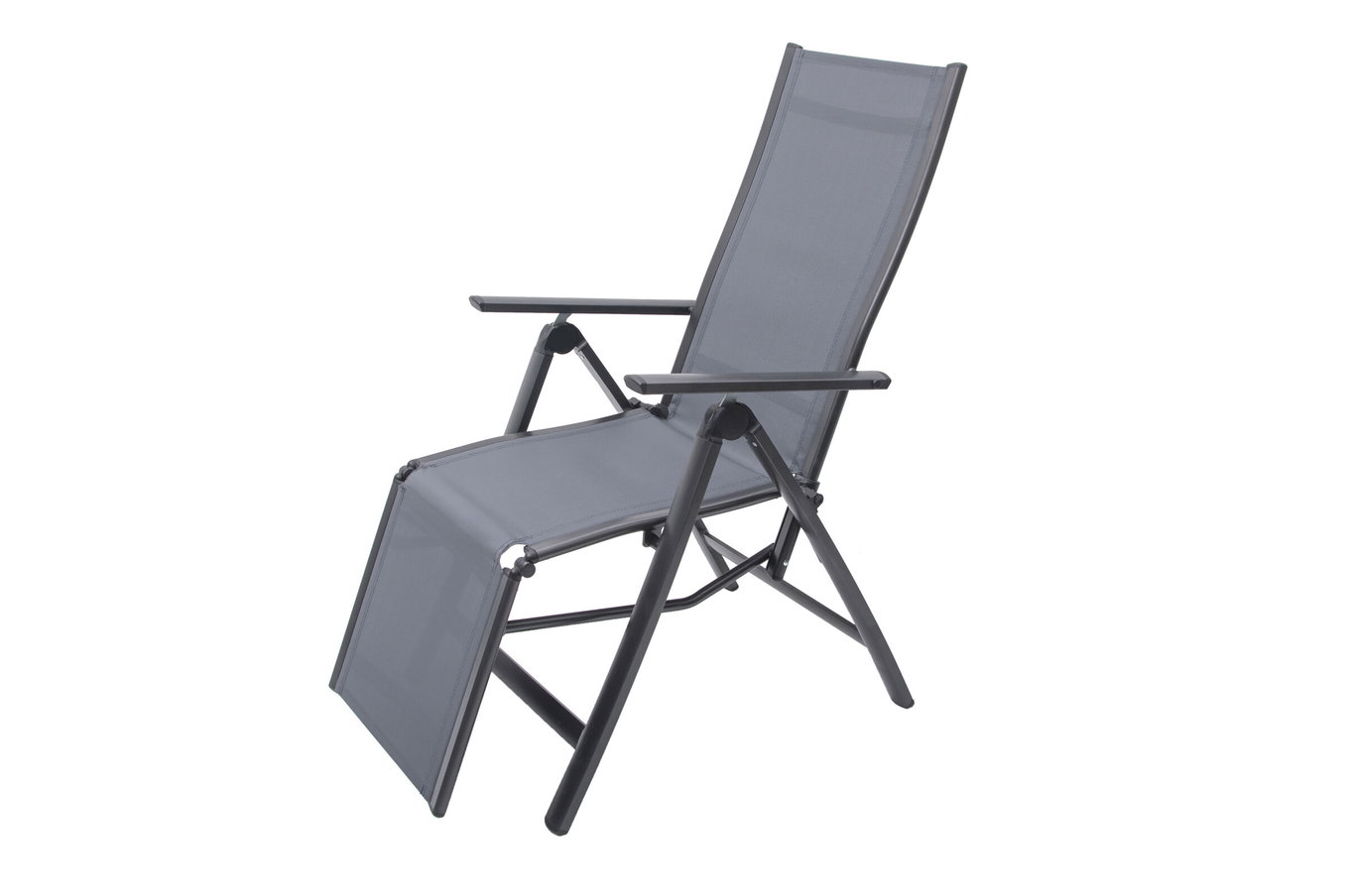 OUTFLEXX Poltrona relax, antracite/grigio, alluminio/textilene, 67x71x45cm 21315__1