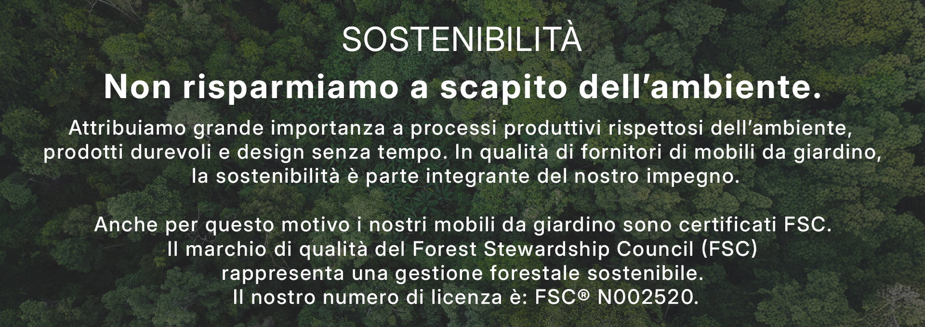 Villana Banner Sostenibilità